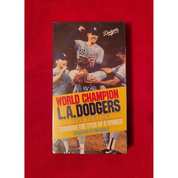 World Champion L.A. Dodgers 1988 Season Through the Eyes of a Winner VHS New CBS - Picture 1 of 6